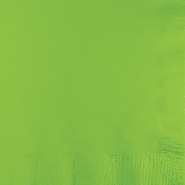 Touch Of Color Fresh Lime Green Napkins 3 ply, 6.5", 500PK 583123B